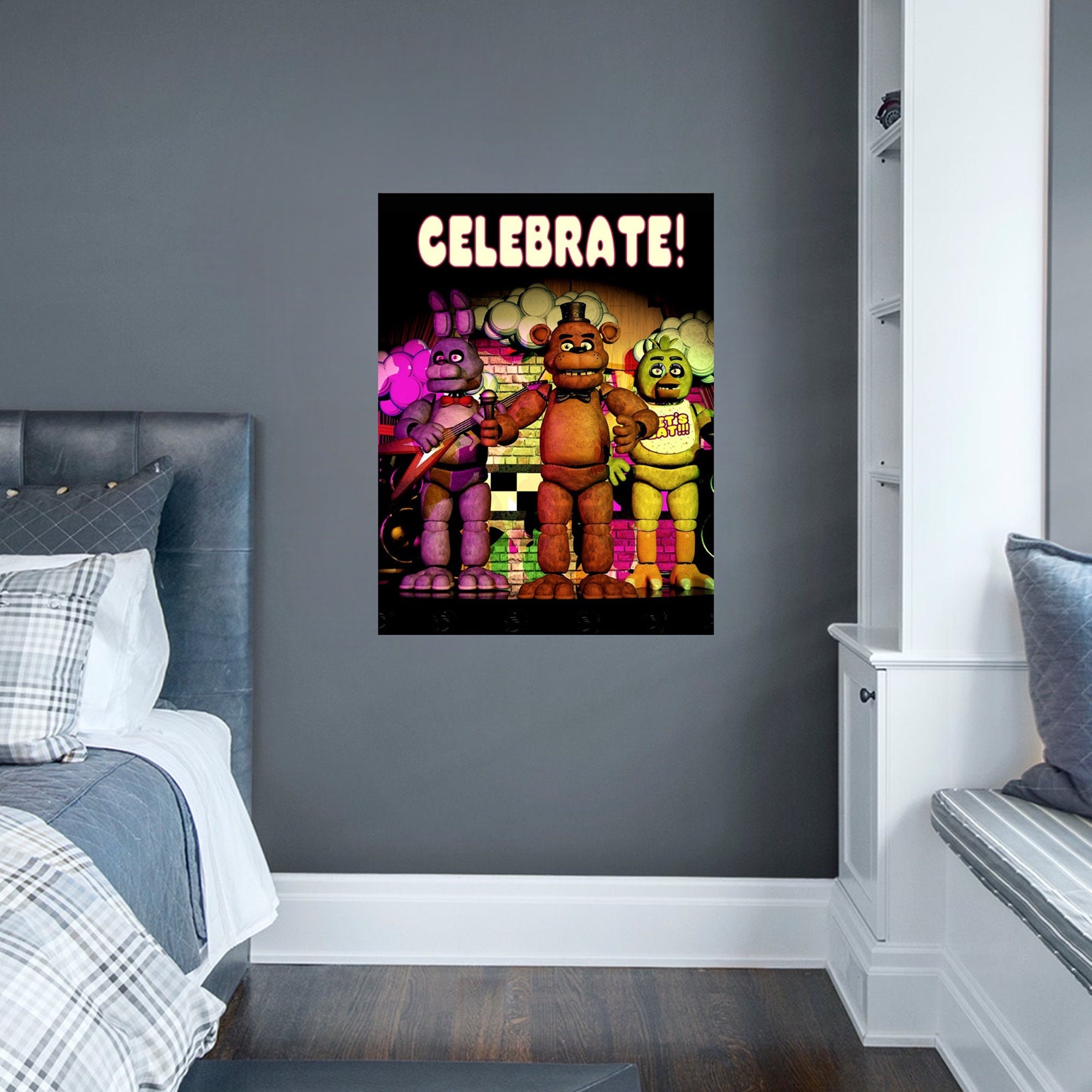 Five Nights at Freddys Celebrate Posters sold by Mila SKU 578398 Printerval UK