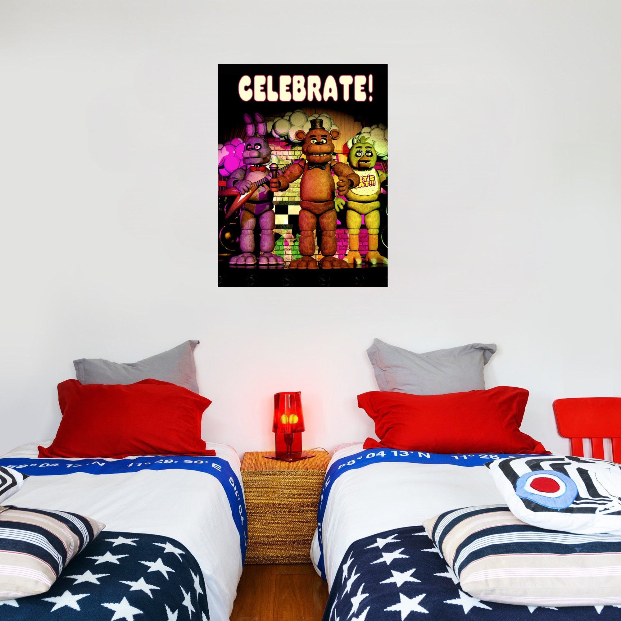 Five Nights at Freddys Celebrate Posters sold by Mila SKU 578398 Printerval UK