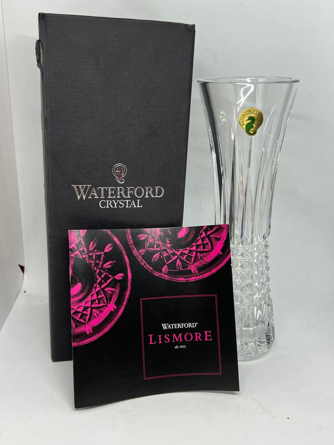 Waterford Crystal Lismore Diamond 9 Bud Vase 156512 IOB Etsy