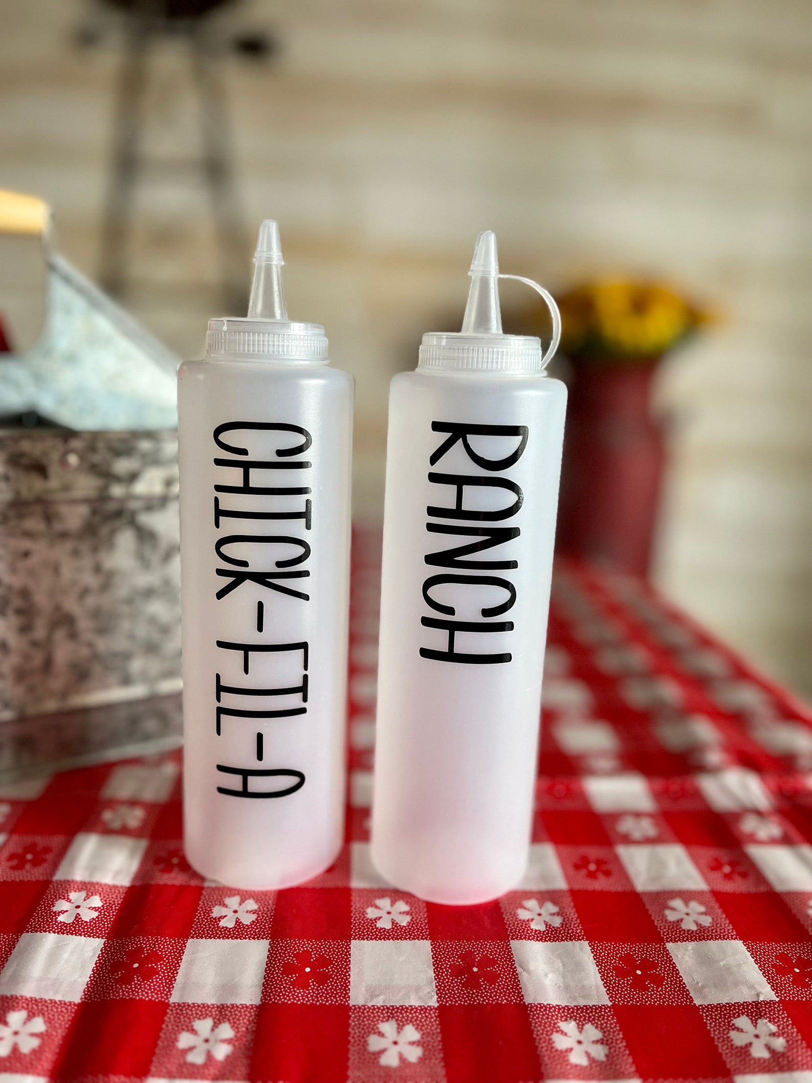 Condiment Squeeze Bottle Summer Cookout Grilling Etsy