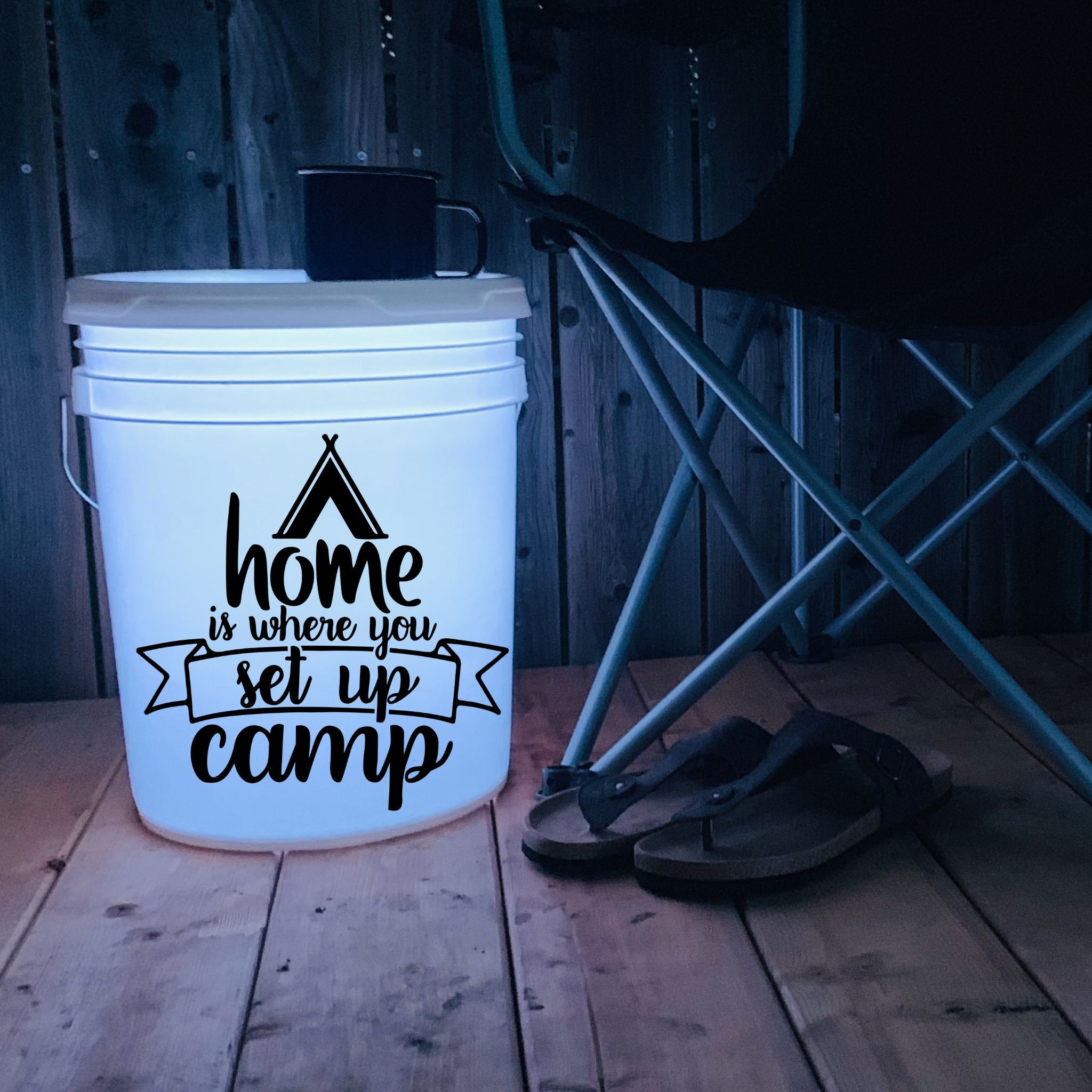 Fun & Games :: Sports & Outdoor :: Camping & Hiking :: LED Lighted Camping  Bucket