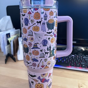 40oz Halloween Tumbler with Handle