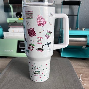 40oz Nat&#39;l Lampoons Christmas Vacation Tumbler with Handle