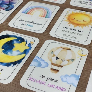 Carte di affermazione positiva - bambino - oracolo - sofrologia - sviluppo personale - cnv immagine 2