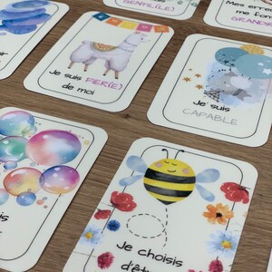 Carte di affermazione positiva - bambino - oracolo - sofrologia - sviluppo personale - cnv immagine 4