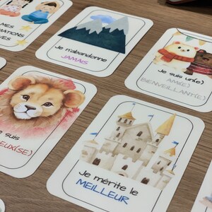 Carte di affermazione positiva - bambino - oracolo - sofrologia - sviluppo personale - cnv immagine 3