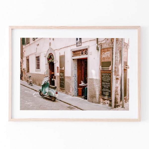 Italy Cityscape, Street Photography, European City, Cityscape Wall Art, Digital Print, Printable Photography, Wall Decor, Tuscan Scene