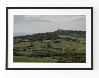 Tuscany Wall Art Print | Italian Countryside Photography | Landscape Digital Download | Rustic Travel Printable
