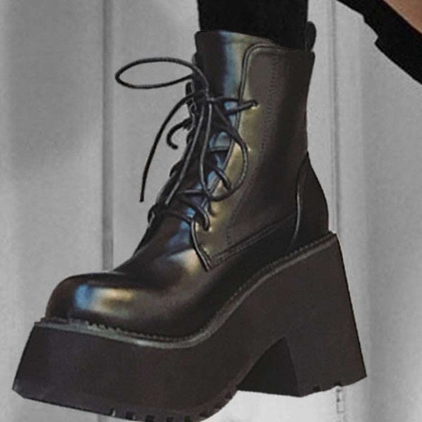 cheap goth boots