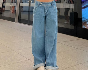 Y2k Wide Legged Denim Jeans