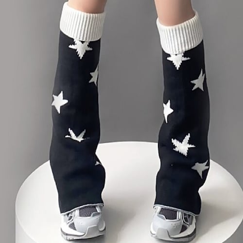 Y2k Stars Vintage Reversible Leg Warmers Etsy Canada