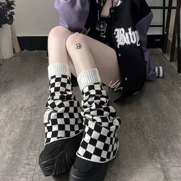 Japanese Harajuku Leg Warmers Etsy