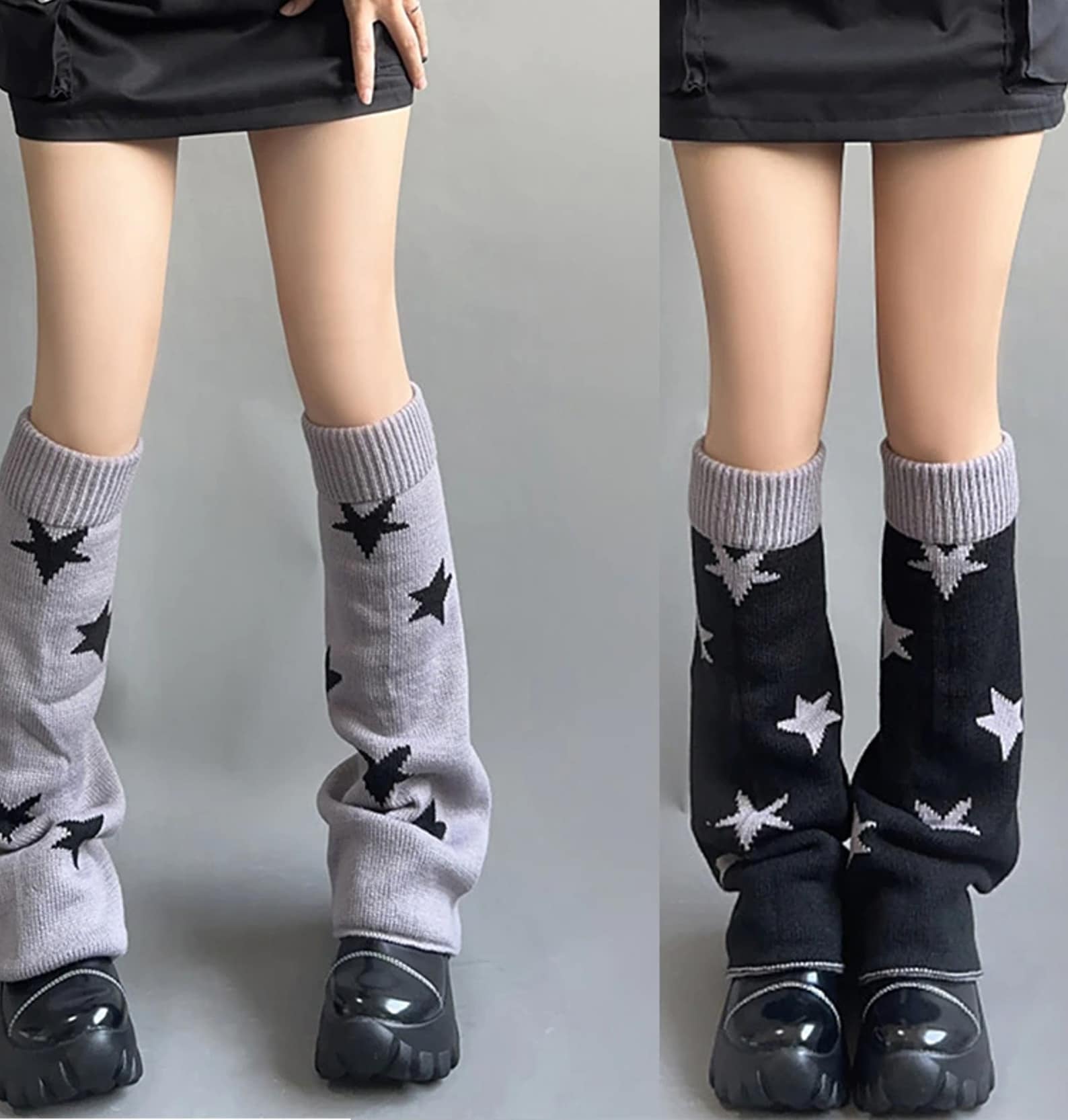 Y2k Stars Vintage Reversible Leg Warmers Etsy Canada