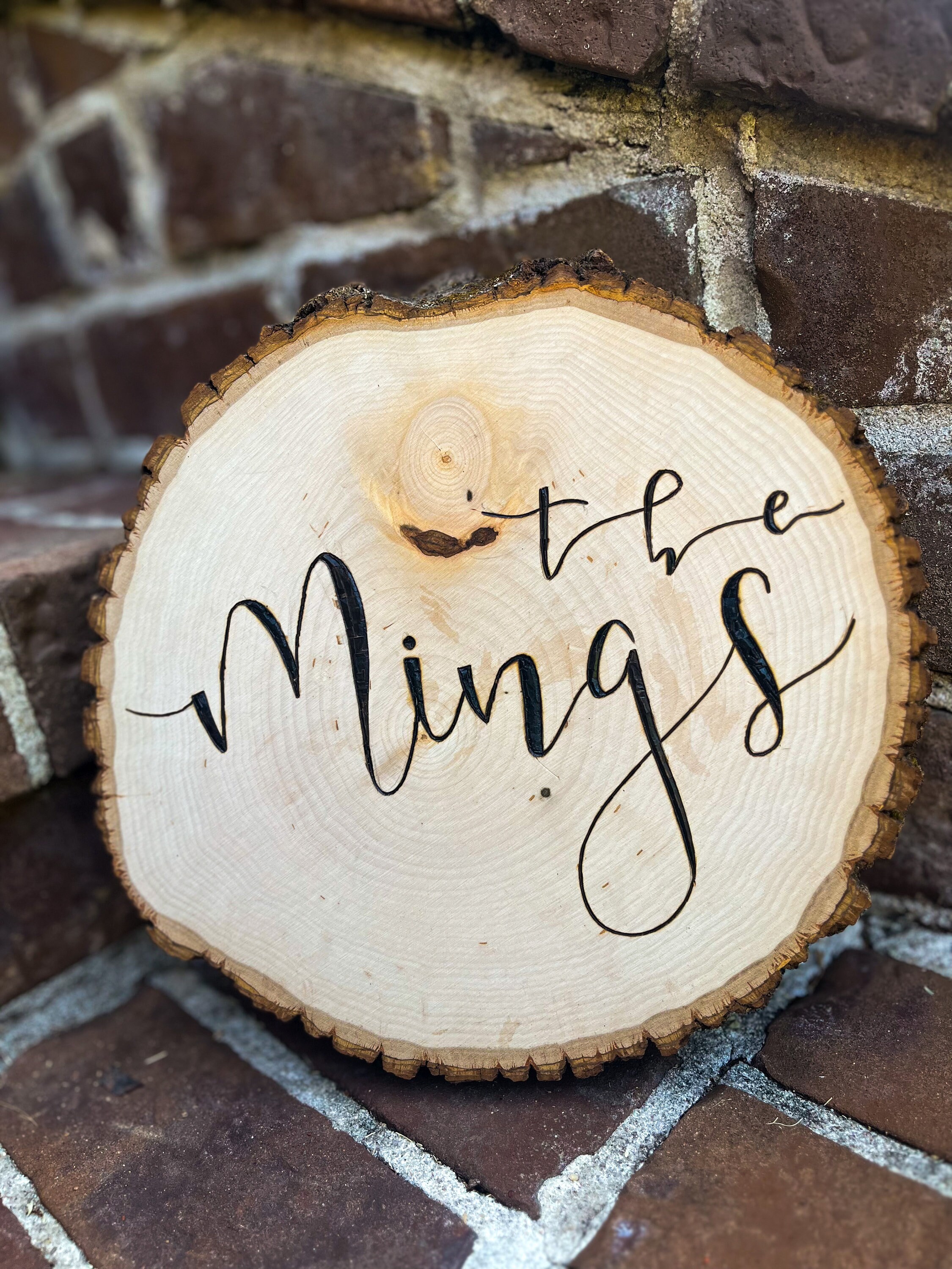 Wood Burning Custom Name Wood Piece Country Basswood Decor Etsy