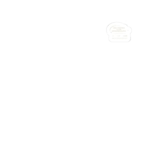 White Abstract Shape Kiss-Cut Sticker
