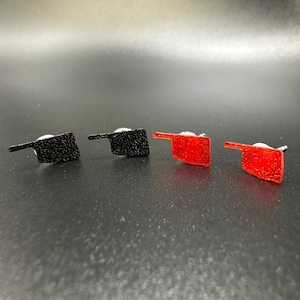 3D Printed Modern State Stud Earrings
