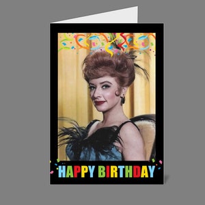 Vintage TV Westerns &quot;Miss Kitty&quot; Gunsmoke Birthday Card with Envelope #1