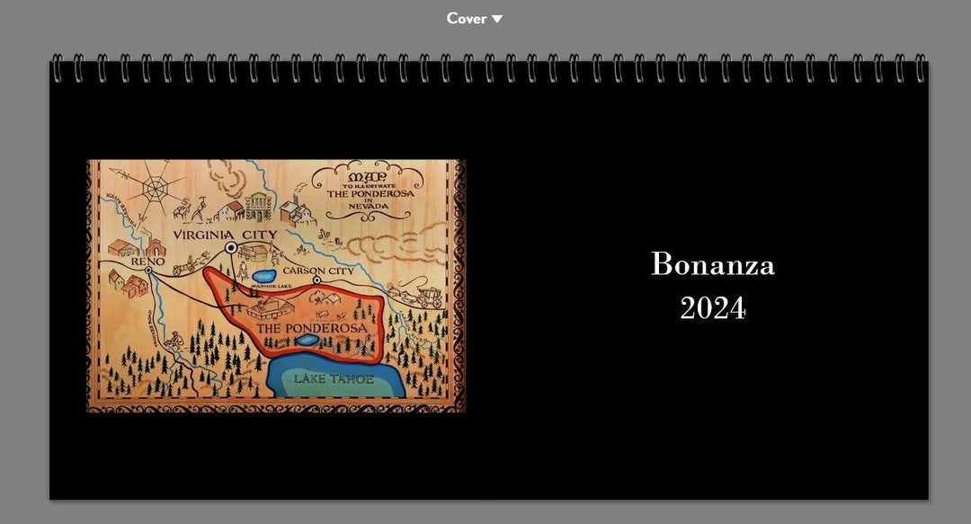 Vintage TV Westerns 2025 bonanza Desk Calendar Etsy
