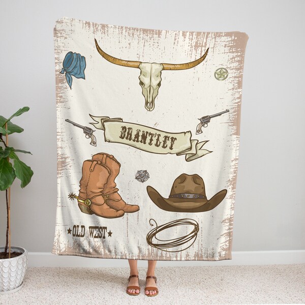 Western Baby Blanket Etsy
