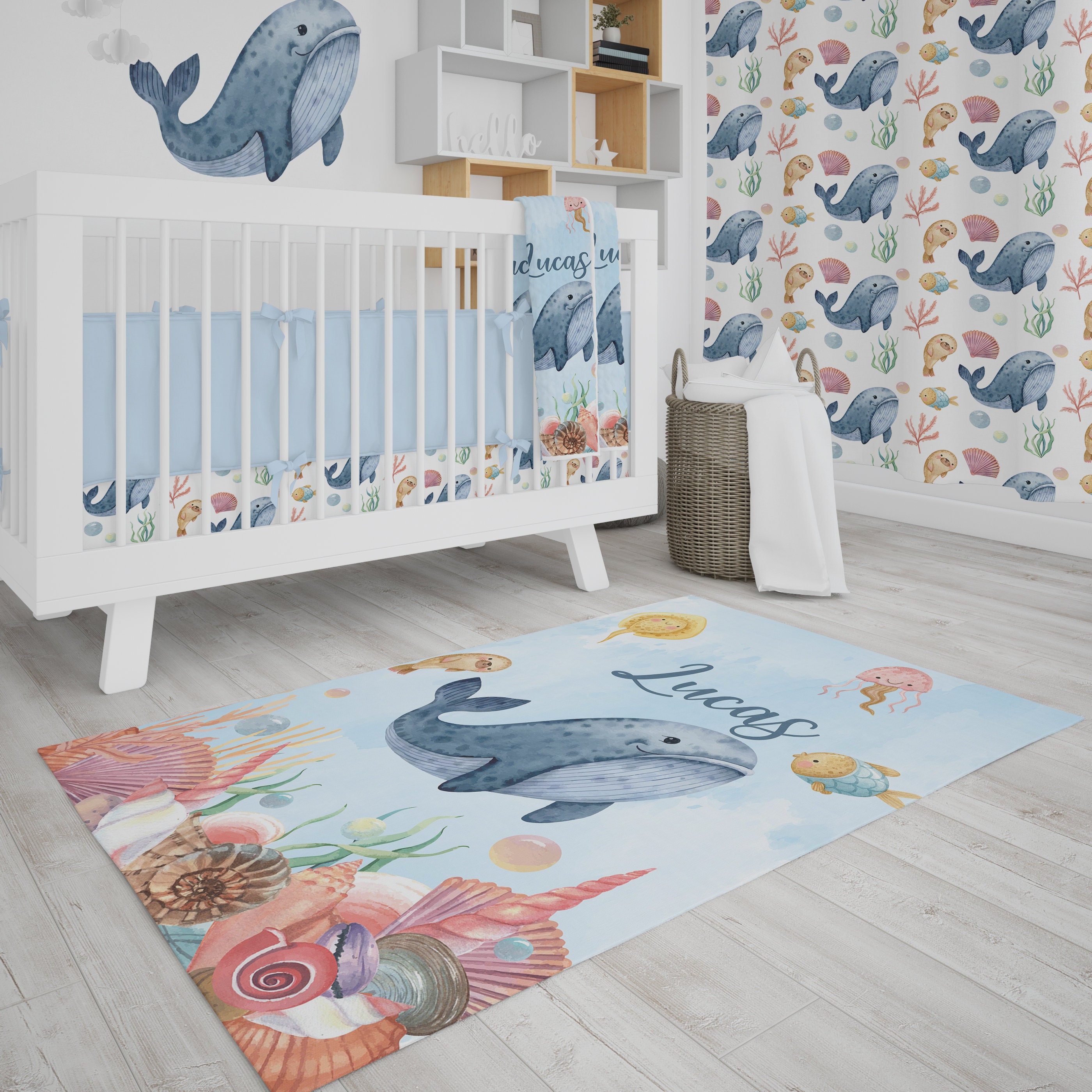 Under the Sea Nursery Bedding Baby Boy Crib Bedding Set Etsy