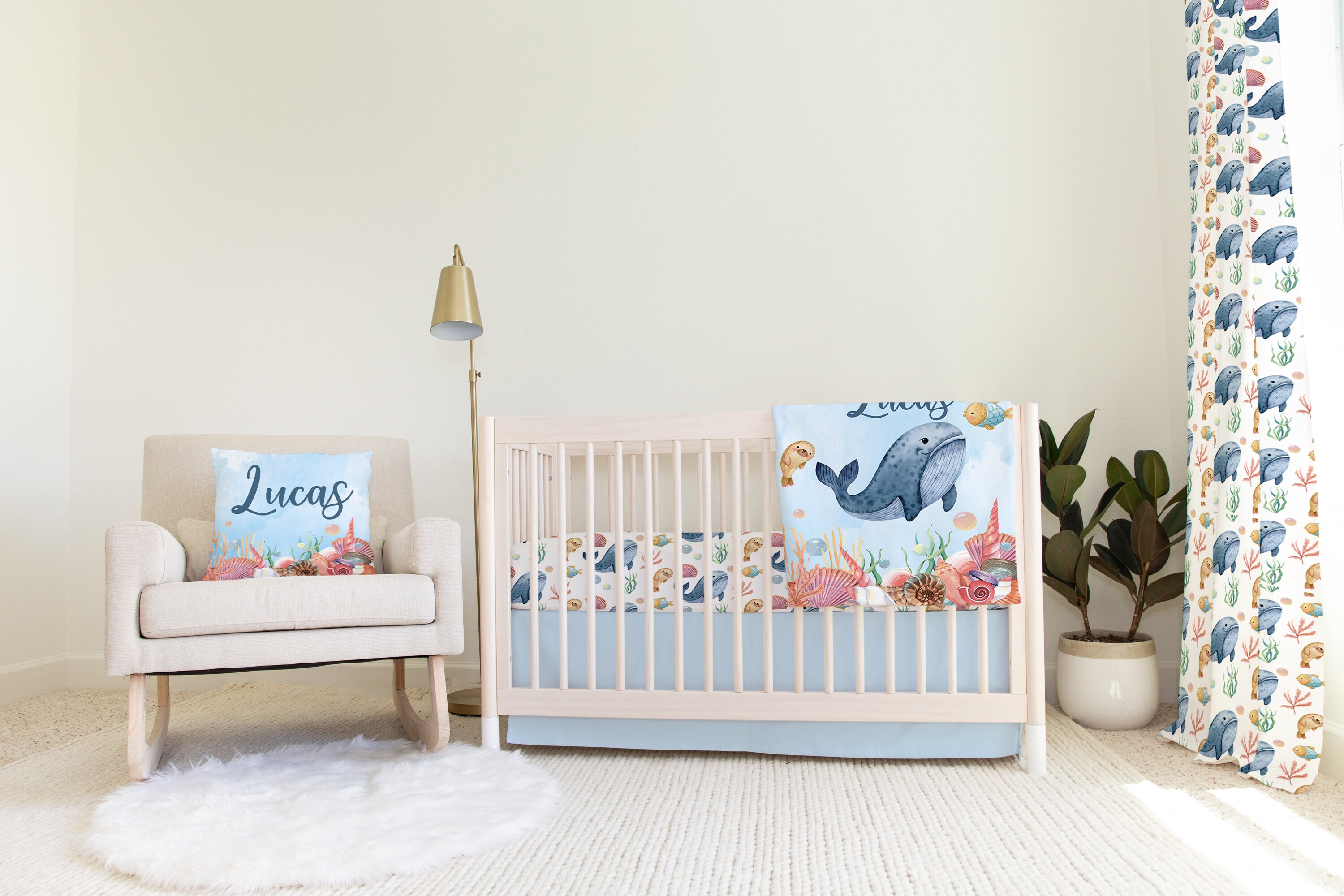 Under the Sea Nursery Bedding Baby Boy Crib Bedding Set Etsy