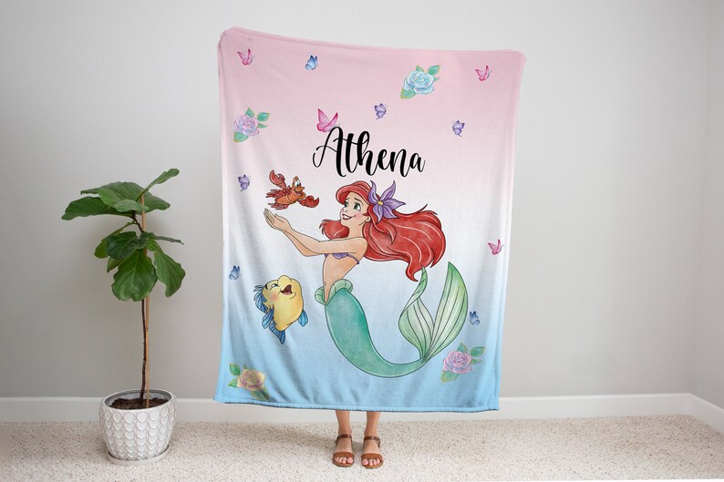 Mermaid Crib Bedding Set Baby Girl Crib Bedding Ariel Crib Etsy