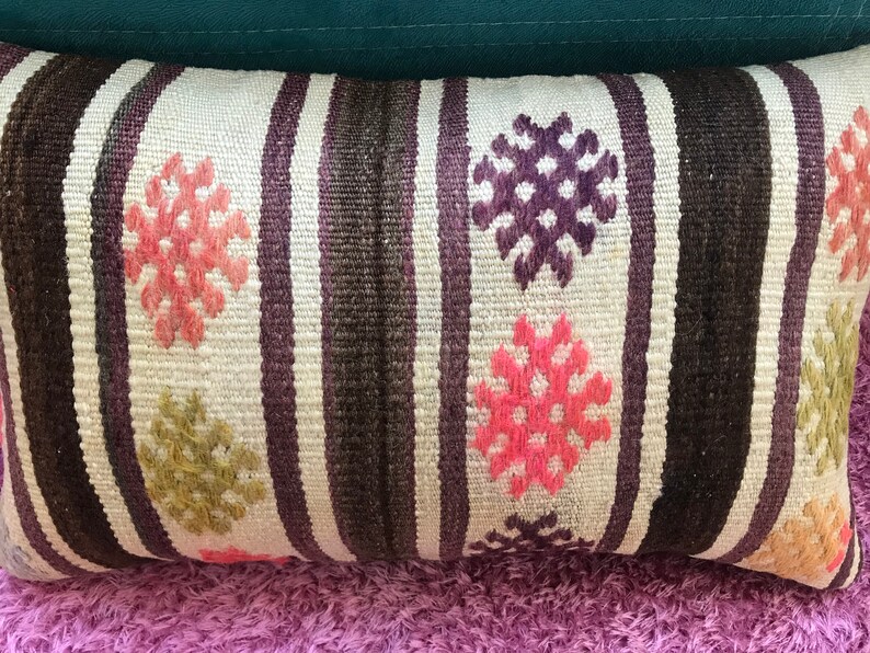 Lumbar Pillow Coverhome Decor Lumbar Pillowvintage Sofa Etsy