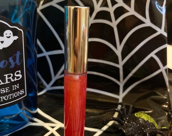 Blood Moon Sherbet Gloss - Handmade Red Lip Gloss