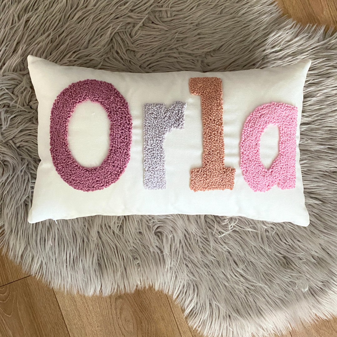 Personalized Name Pillow, Nursery Pillow, Custom Name Pillow