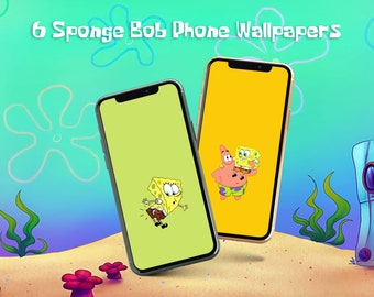 Spongebob wallpaper - Etsy España Spongebob wallpaper - Etsy España