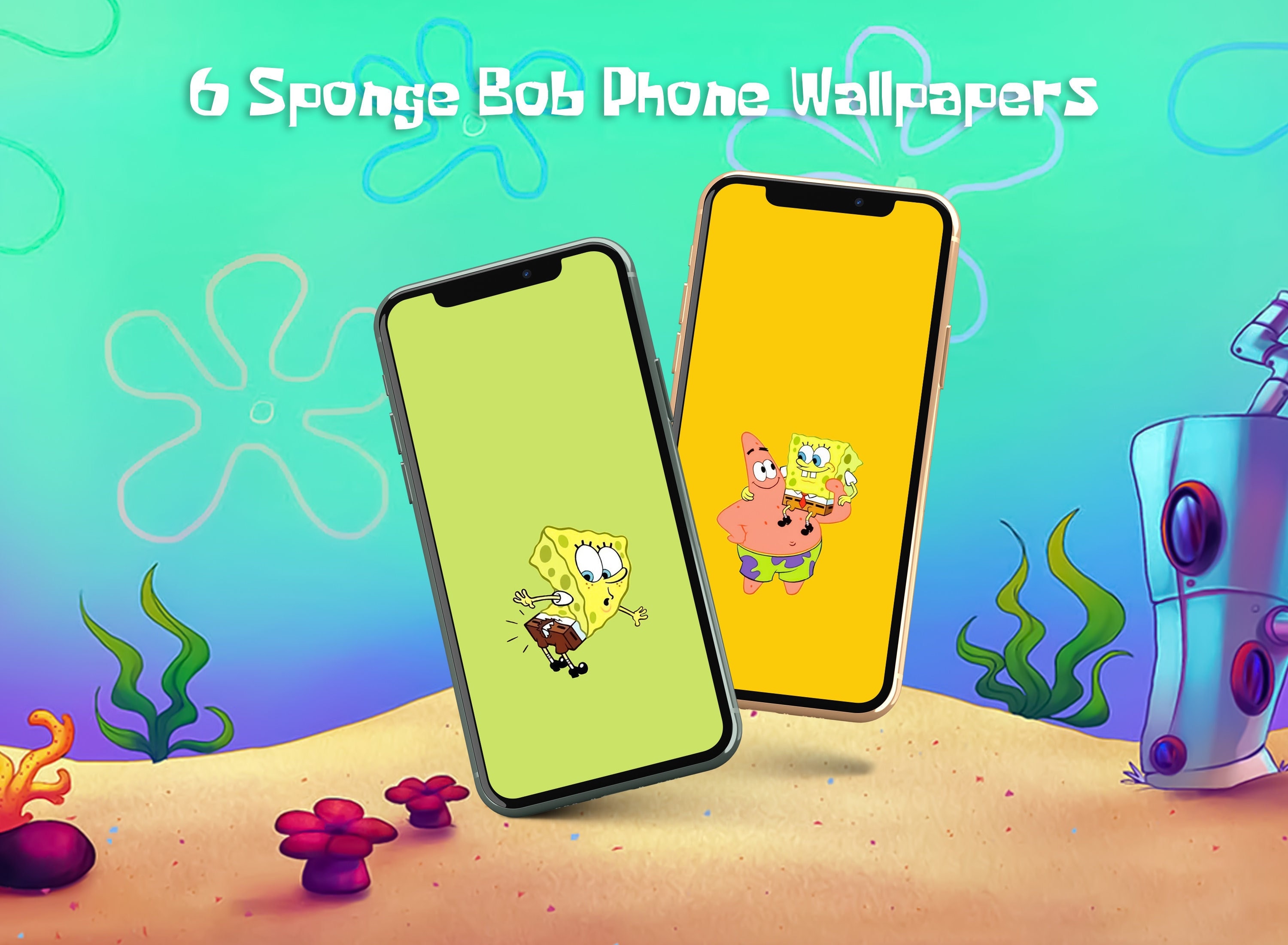 spongebob iphone wallpaper