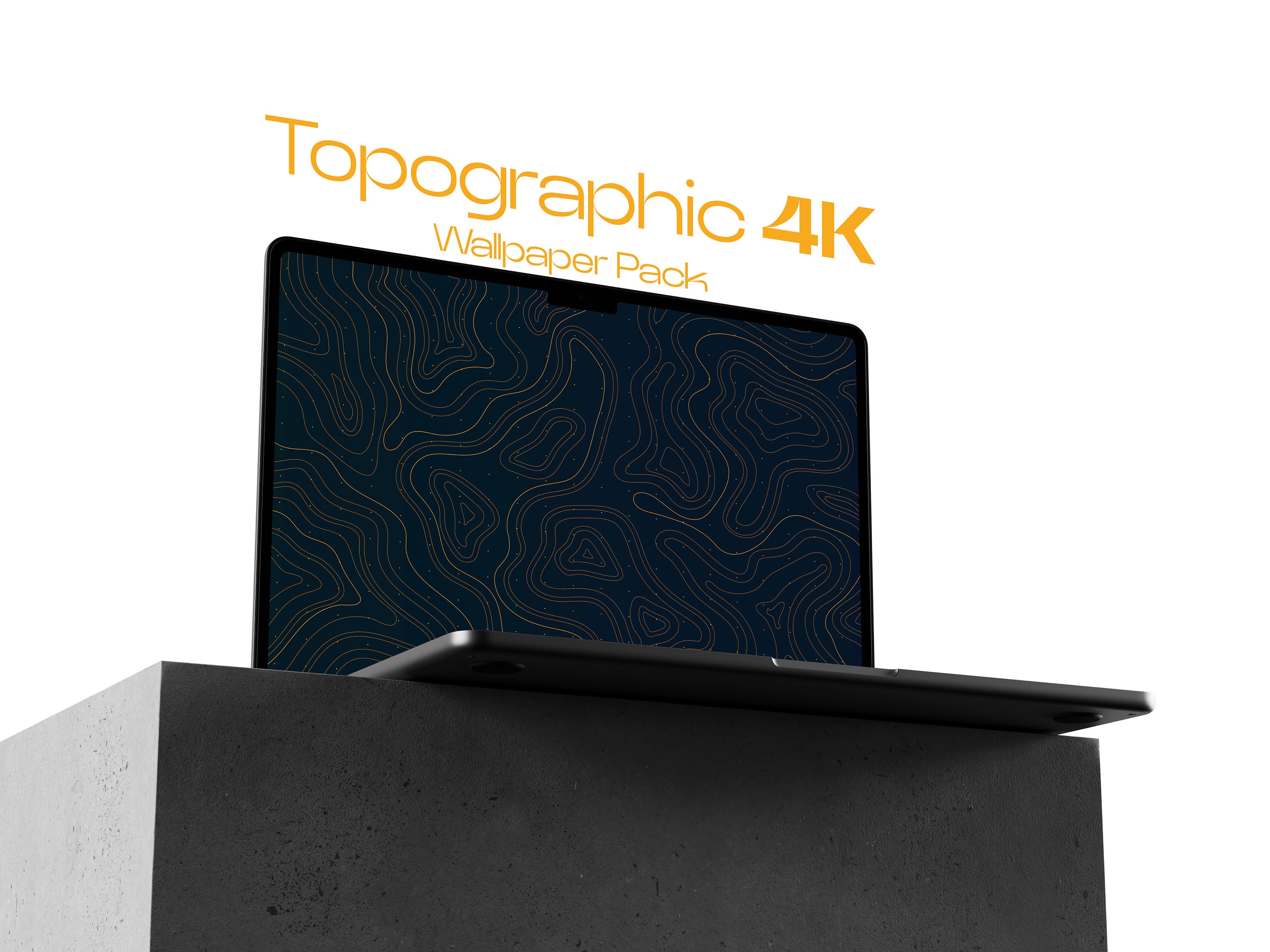 Topographic 4K Desktop Wallpaper, 2023 Mac