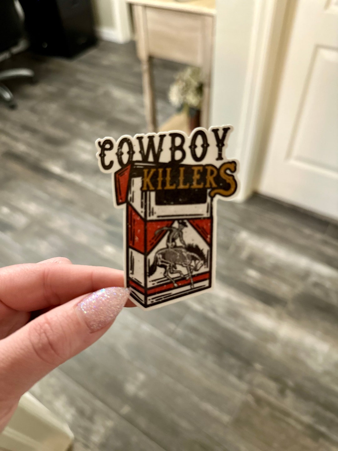 Cowboy Killers Sticker Stickers for Hydroflask Stickers Etsy