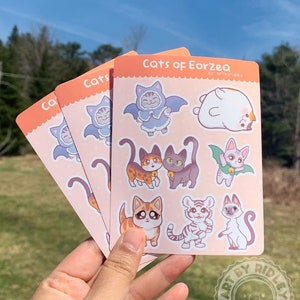 Feuille d'autocollants Fat Cats Minion Fantasy