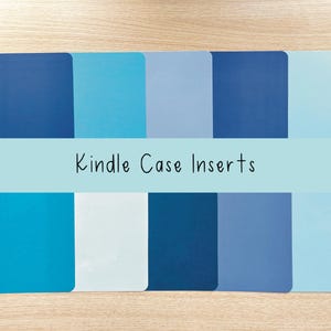 Kindle Case Insert for All Models, Custom Kindle Inserts for Clear Case, Card Stock Kindle Paperwhite Scribe Decor, Book Accessories