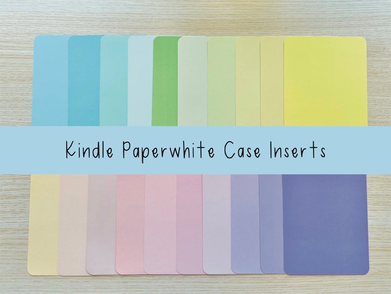 Kindle Case Insert, Kindle Insert for Clear Case, Kindle Paperwhite ...