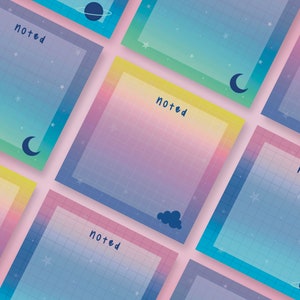 Sticky Notes, Cute Sticky Notes, Pretty Post It Notes, Aesthetic Sticky Notes, Kawaii Sticky Notes, Sticky Notes Cute, Sticky Notes Set