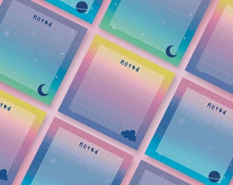 Notas adhesivas, notas adhesivas lindas, notas adhesivas bonitas, notas adhesivas estéticas, notas adhesivas kawaii, notas adhesivas lindas, juego de notas adhesivas