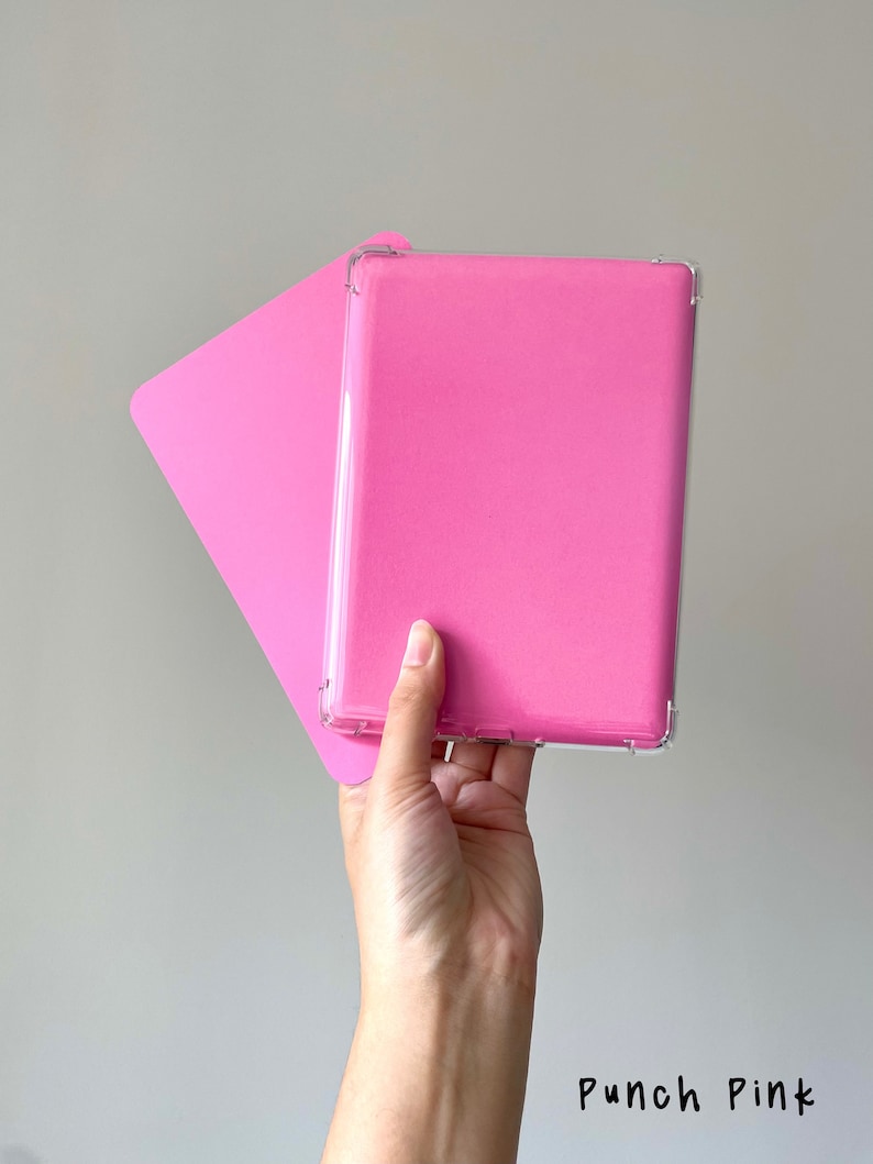 Pink Kindle Case Insert for All Models, Custom Kindle Inserts for Clear Case, Card Stock Kindle Paperwhite Scribe Decor, Book Accessories