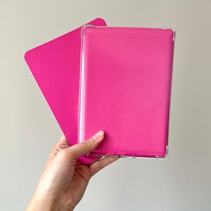 Pink Kindle Case Insert for All Models, Custom Kindle Inserts for Clear Case, Card Stock Kindle Paperwhite Scribe Decor, Book Accessories