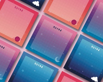 Notas adhesivas, notas adhesivas lindas, notas adhesivas bonitas, notas adhesivas de plan, notas adhesivas kawaii, notas adhesivas estéticas, set de notas adhesivas