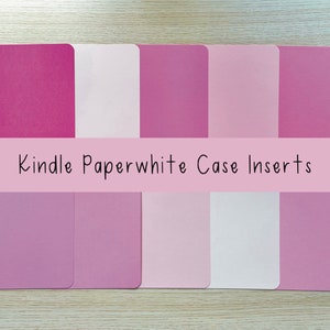 Kindle Case Insert, Kindle Insert für Clear Case, Kindle Paperwhite Card Stock, Kindle Paperwhite Card Stock, Kindle Paperwhite Hülle, Buchzubehör, Kindle Paperwhite