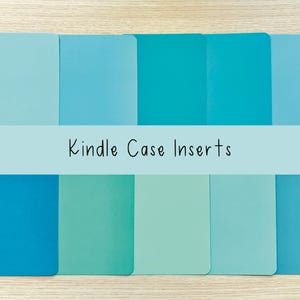 Kindle Case Insert for All Models, Custom Kindle Inserts for Clear Case, Card Stock Kindle Paperwhite Scribe Decor, Book Accessories