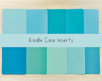 Kindle Case Insert for All Models, Custom Kindle Inserts for Clear Case, Card Stock Kindle Paperwhite Scribe Decor, Book Accessories