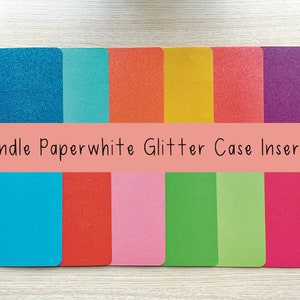 Intercalaire pour étui Kindle, Insert pour étui transparent Kindle, papier cartonné Kindle Paperwhite, Inserts pour étui Paperwhite pour Kindle, Accessoires pour livres, Kindle