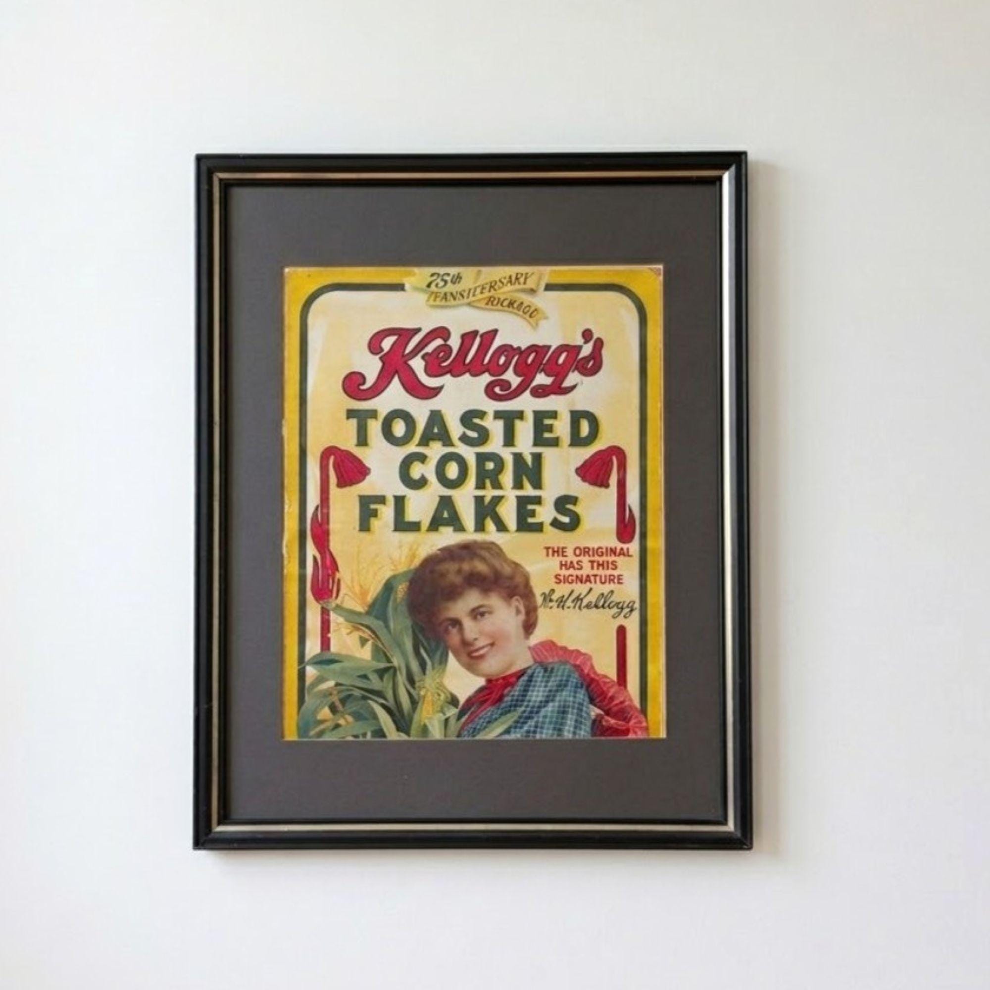 Vintage Kelloggs Corn Flake Sign - Etsy