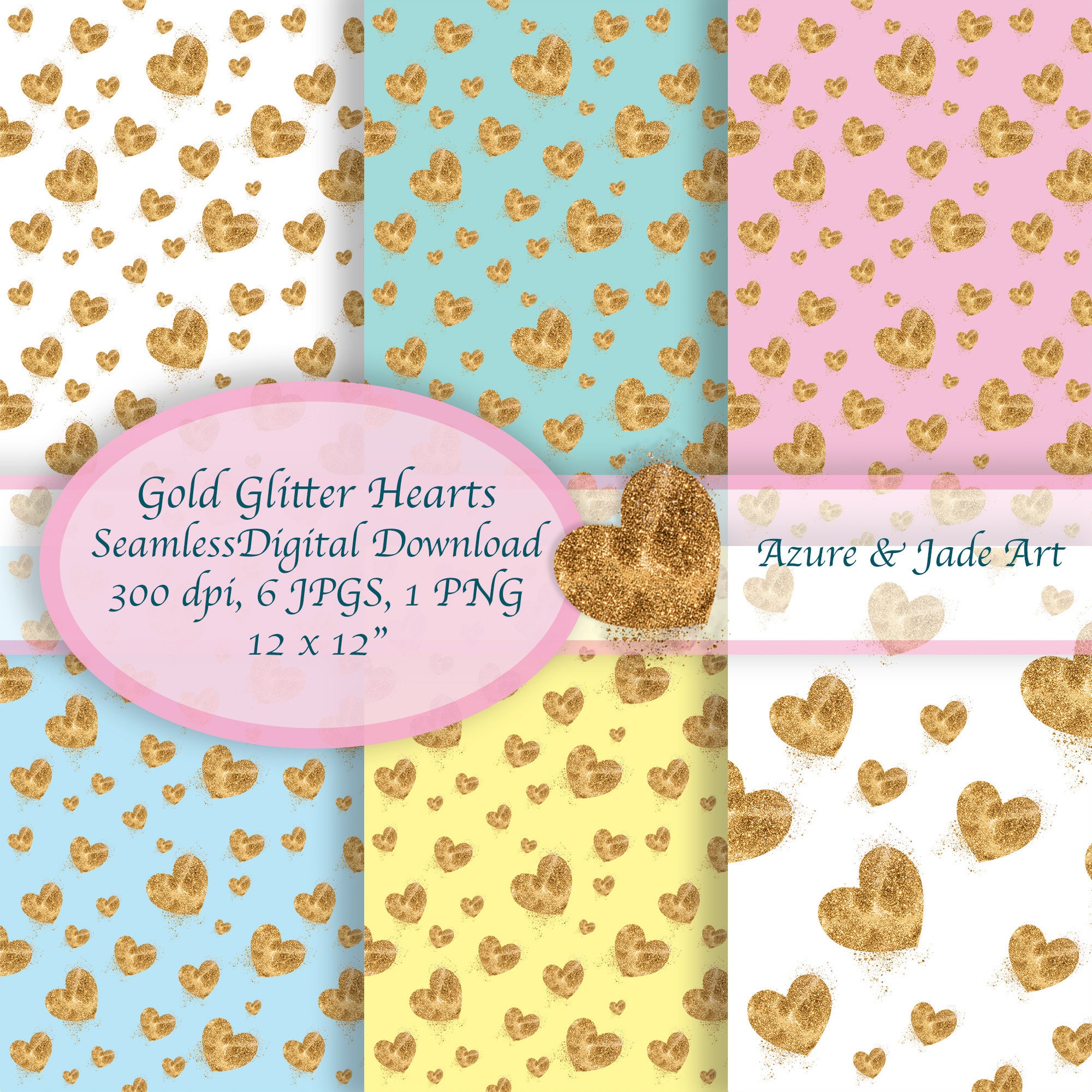 Valentine Craft Supplies Pack, Gold Sequins, Die Cut Hearts, Tags,  Cardmaking, Journal Decoration 