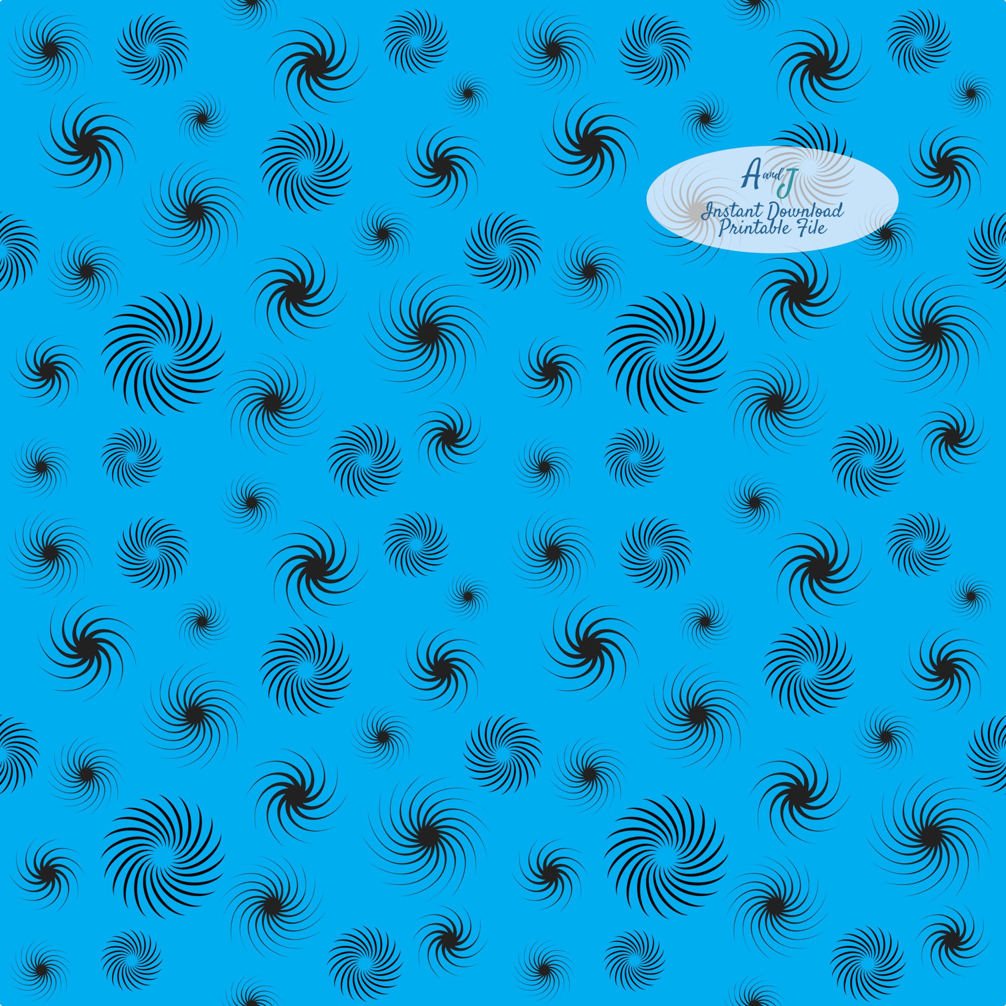 35 Seamless Modern Geometric Digital Papers + Bonus Pages, Circle ...