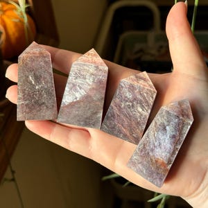 Gem Lepidolite Towers - intuitively chosen