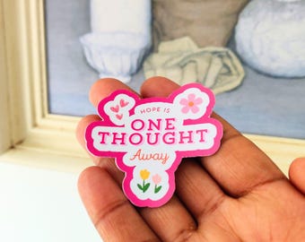 Affirmation Stickers – Positive Quote Decals, Mental Health (12 pcs)